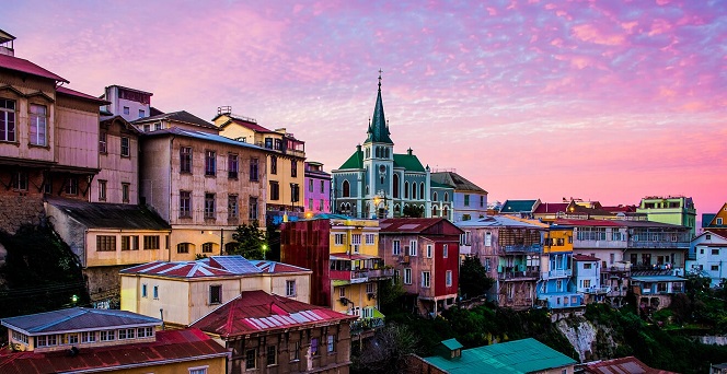 Atardecer en Valparaíso