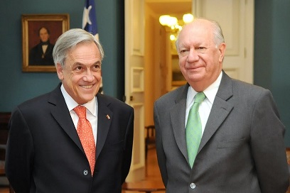 Lagos y Piñera